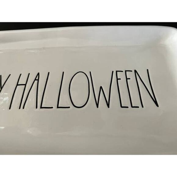 Rae Dunn 2017 Happy Halloween Platter - Picture 4 of 4
